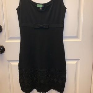 Bebe black bow dress